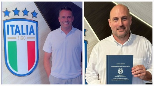 Calcio. Coverciano promuove Amedeo Di Latte e Fabio Tobia, ai tecnici l'abilitazione Uefa A e Responsabile di Settore Giovanile Professionista Calcio. Coverciano promuove Amedeo Di Latte e Fabio Tobia, ai tecnici l'abilitazione Uefa A e Responsabile di Settore Giovanile Professionista