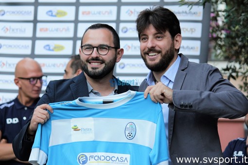 il direttore generale, Luca Filadelli, insieme al direttore sportivo, Roberto Vassallo