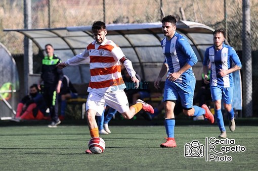 Marrapodi con la maglia del Santa Cecilia