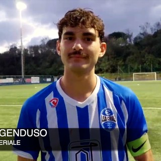 Calcio, Ceriale. Genduso gol e i biancoblu ora sono quarti: "Sono troppo contento, nonostante l'inferiorità numerica volevamo battere il Millesimo" (VIDEO)