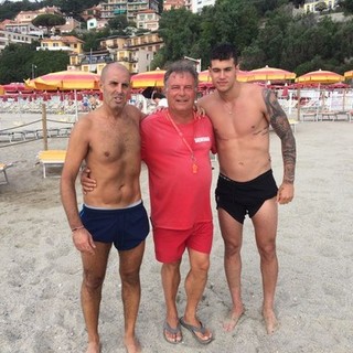 Bergeggi, domenica di relax per il giovane 'bomber' Pietro Pellegri (FOTO)