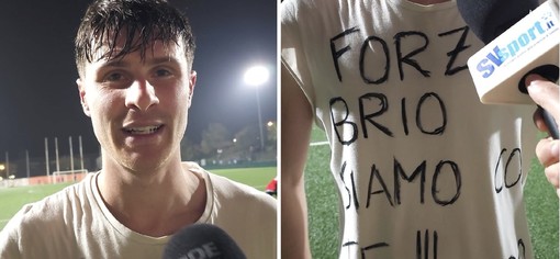Calcio, Carcarese. La girata di Poggi decide l'anticipo con l'Albissole: "Squadra unita e coesa. Il gol è per il mio amico Briano, so cosa sta provando" (VIDEO)