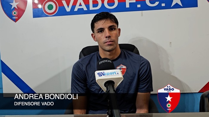 Calcio, Vado. Prima da capitano per Bondioli: "Questo gruppo va oltre titolari e riserve. Possiamo migliorare, ma l'atteggiamento c'è" (VIDEO) Calcio, Vado. Prima da capitano per Bondioli: "Questo gruppo va oltre titolari e riserve. Possiamo migliorare, ma l'atteggiamento c'è" (VIDEO)