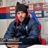 Calcio, San Francesco Loano. Cattardico non ha appunti da fare ai suoi: "Abbiamo dominato una corazzata come il Celle Varazze per 85 minuti" (VIDEO)