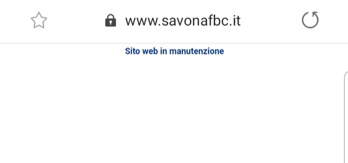 Calcio, Savona. Anche il sito ufficiale è ko Calcio, Savona. Anche il sito ufficiale è ko