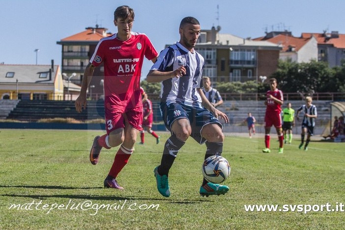 Calcio, Savona. Andrea Gallo si scopre jolly: "E' importante saper giocare in diverse zone del campo, a Taggia con il coltello tra i denti"