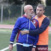 La rabbia di mister Oliva a fine partita La rabbia di mister Oliva a fine partita