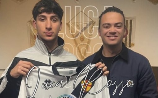 Luca Rosso, autore della prima rete dell'Albingaunia Under 21