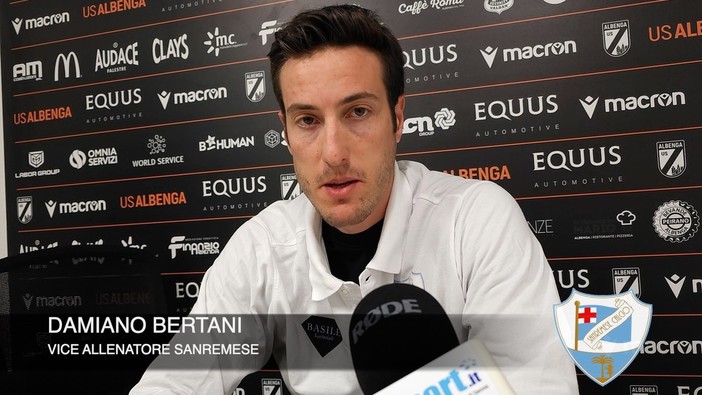 Calcio, Sanremese. Bertani boccia solo l'approccio: "Abbiamo faticato a entrare in partita, ma con l'Albenga meritavamo di più"