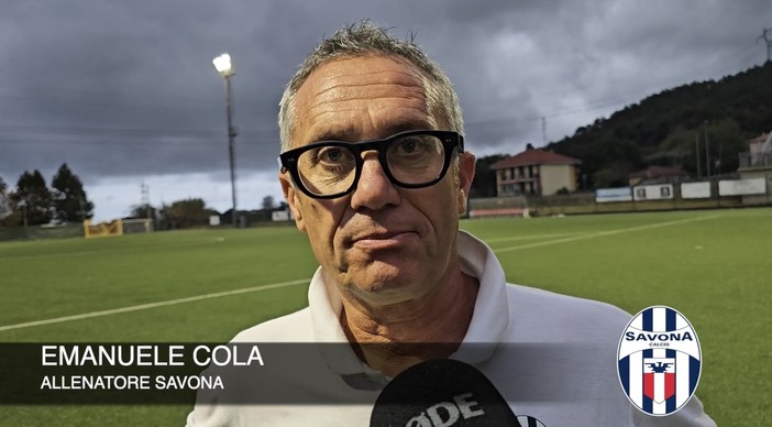 Calcio. Cola promuove un Savona con l'elmetto: &quot;Abbiamo ritrovato compattezza, la squadra ha saputo rispondere presente&quot; (VIDEO)