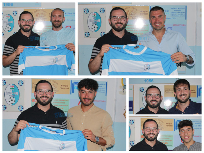 Calciomercato: il Pietra Ligure ufficializza i primi cinque acquisti, fatta per Pastorino, Ferro, Vejseli, Anselmo e Battuello