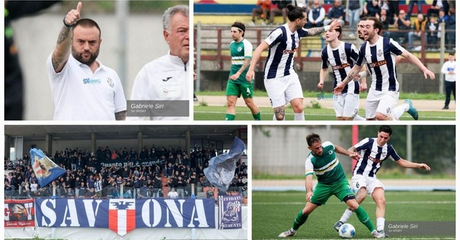 Calcio |  Gli scatti della giornata biancoblu, il Savona torna a credere nell'Eccellenza dopo il 3-2 alla Prase (FOTOGALLERY)