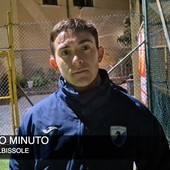 Calcio, Albissole. Minuto apre le danze contro il Finale: &quot;Qui c'è un grande gruppo, avremmo potuto gestire meglio il doppio vantaggio iniziale&quot; (VIDEO)