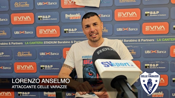 Calcio. Celle Varazze in Serie D, Lorenzo Anselmo chiude la carriera con gol e promozione: “Neanche scrivendolo avrei immaginato un finale del genere” (VIDEO)