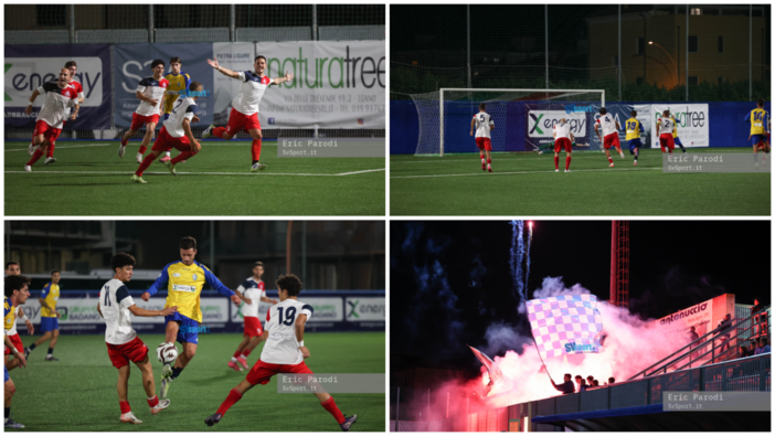 Calcio, Coppa Italia Eccellenza. Alla San Francesco Loano il primo atto con il Pietra Ligure: tutti gli scatti del derby del "Devincenzi" (FOTOGALLERY)