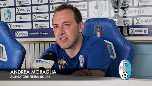 Calcio | Pietra Ligure. Moraglia rivendica il proprio lavoro: "Da fuori è facile parlare, la nostra stagione è stata incredibile" (VIDEO)