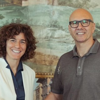 Fabio Fossati e Marta Carissimi, responsabile del Genoa Women Fabio Fossati e Marta Carissimi, responsabile del Genoa Women