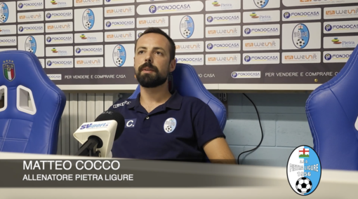 Calcio, Pietra Ligure. La seconda vittoria sulla Cairese non scompone Cocco: "Prestazione seria, ma siamo solo all'inizio del nostro cammino" (VIDEO)