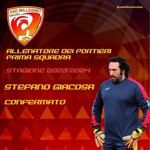 Calcio, Millesimo. Sarà sempre Stefano Giacosa ad allenare i portieri giallorossi Calcio, Millesimo. Sarà sempre Stefano Giacosa ad allenare i portieri giallorossi