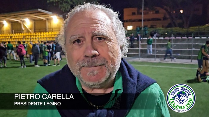 Calcio | Legino. Carella promette: "La società avrà visibilità anche col Savona. Juniores superlativa" (VIDEO)