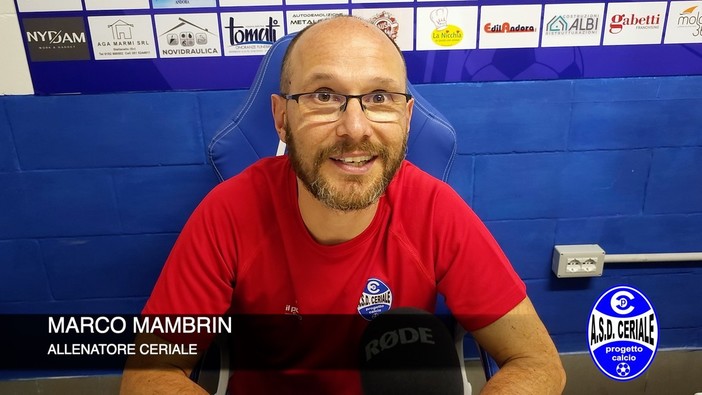 Calcio, Ceriale. I biancoblu intrigano anche Mambrin: "Squadra giovane, grande sintonia con il ds Villa e la società" (VIDEO)