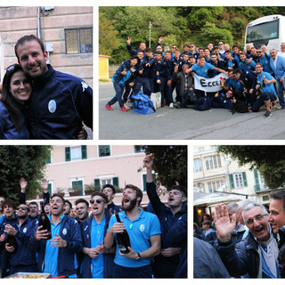 Calcio, Pietra Ligure: la festa per la promozione in Eccellenza in tante nuove immagini