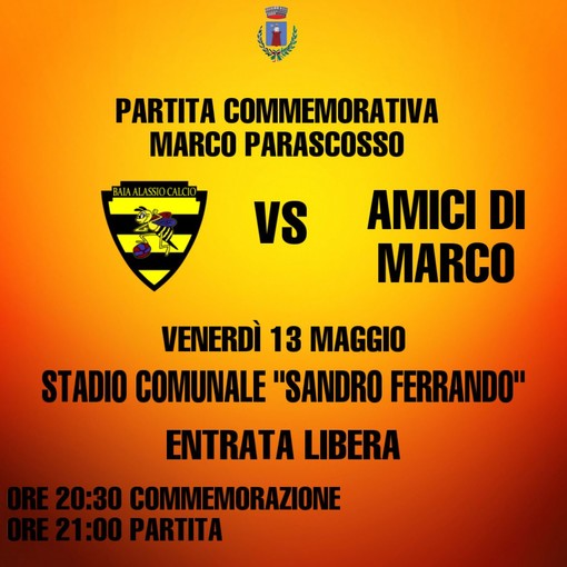 Calcio. Stasera al Ferrando il ricordo per Marco Parascosso. Alle 21:00 il fischio d'inizio per il match commemorativo