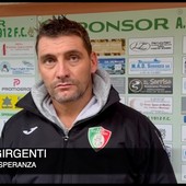 Calcio, Speranza. Colpo da tre punti con il Savona, Girgenti: "Bravi a soffrire, ma i biancoblu sono i favoriti per la promozione" (VIDEO)