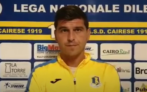Calcio, Cairese. Vittoria per 2-1 nel memorial Bagnasco, ecco Diego Alessi nel post partita (VIDEO) Calcio, Cairese. Vittoria per 2-1 nel memorial Bagnasco, ecco Diego Alessi nel post partita (VIDEO)