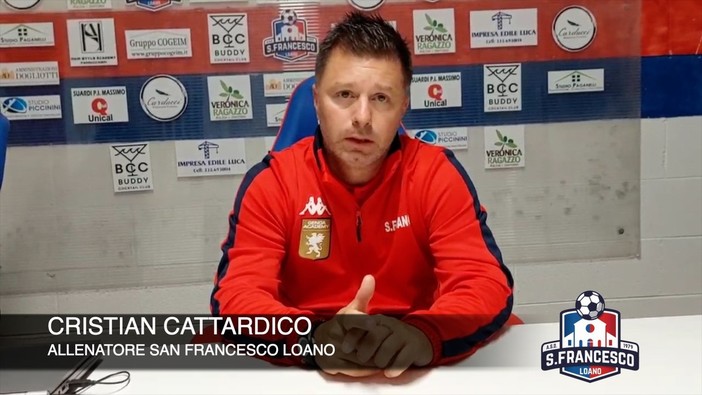 Calcio. S.F. Loano. Problemi in zona gol per i rossoblu, Cattardico: "Golfo Paradiso più bravo di noi nello sfruttare gli episodi" (VIDEO) Calcio. S.F. Loano. Problemi in zona gol per i rossoblu, Cattardico: "Golfo Paradiso più bravo di noi nello sfruttare gli episodi" (VIDEO)