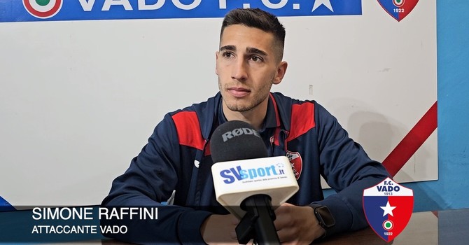 Calcio | Vado. Il gol di Raffini avvicina la Serie C: "Un premio per tutti. Meno gol nel girone di ritorno? E' dipeso dal minutaggio" (VIDEO)