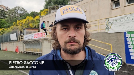 Calcio, Legino. Saccone rende onore al Morazzone: "Affrontata una squadra forte. Il futuro? Ci sono i presupposti per continuare qui" (VIDEO)