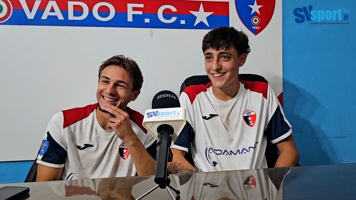 Calcio, Vado. Emozione da debutto per Leroy Cecchinato e Danilo Piazza: &quot;Una bella soddisfazione in una giornata positiva per la squadra&quot; (VIDEO)