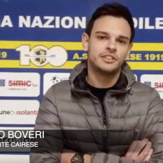 Calcio, Cairese. Il vicepresidente Boveri chiama a rapporto la squadra: "Vergogniamoci della prestazione contro l'Arenzano" (VIDEO) Calcio, Cairese. Il vicepresidente Boveri chiama a rapporto la squadra: "Vergogniamoci della prestazione contro l'Arenzano" (VIDEO)