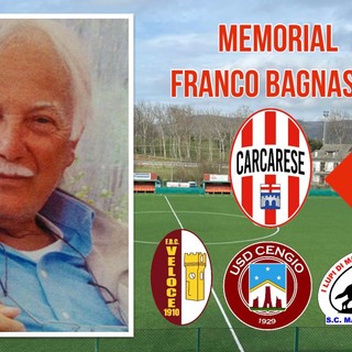 Calcio. Carcarese. Tutti in campo per ricordare Franco Bagnasco, da giovedì il quadrangolare con Cengio, Mallare e Veloce