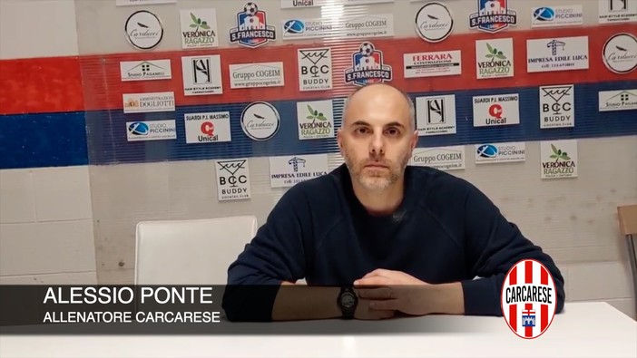 Calcio, Carcarese. Ponte promuove i biancorossi dopo lo 0-0 di Loano: "Gara interpretata alla perfezione" (VIDEO)