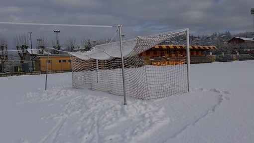 Calcio, Serie D: troppa neve anche a Bra, rinviata la partita con la Folgore Caratese
