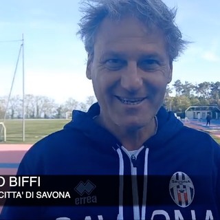 Calcio, Città di Savona. Gara di nervi per mister Biffi: "Bravi i ragazzi ad essere concentrati, continuiamo a credere nel nostro sogno" (VIDEO)