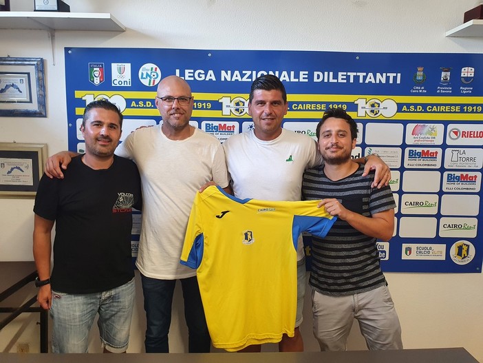 Calcio, Cairese. Sarà Daniele Scanu ad affiancare in panchina Diego Alessi