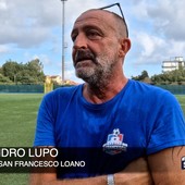 Calcio, San Francesco Loano. Due partite per Lupo contro la Carcarese: &quot;Primo tempo egregio, l'espulsione di Campelli ha cambiato tutto&quot; (VIDEO)