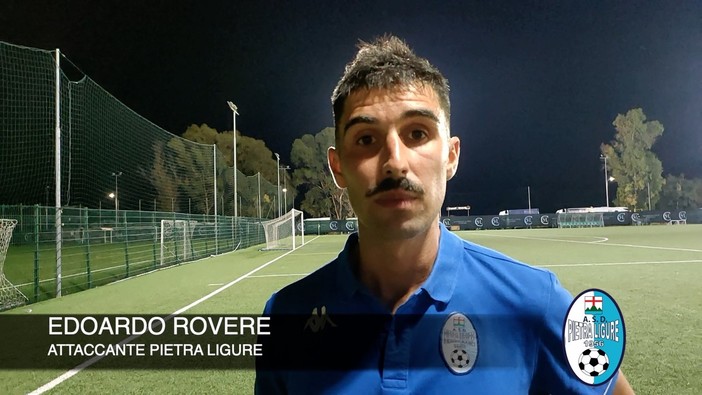 Calcio, Pietra Ligure. Pollice alto per capitan Rovere: "L'amichevole di Sanremo ci ha lasciato ottime sensazioni" (VIDEO)