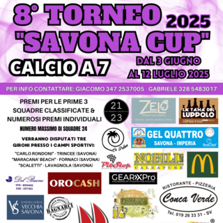 Calcio, Tornei Estivi. La Savona Cup accende i motori per l'8° edizione