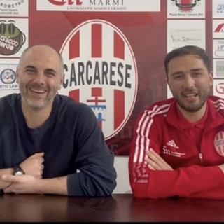 Calcio, Carcarese. L'utlima conferenza per Ponte ed Enrico Saviozzi: "Chiudiamo con un grande sorriso questa stagione" (VIDEO)