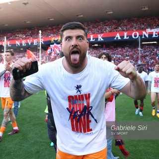 Calcio, Genoa in Serie A. Emozioni speciali per il savonese Giuseppe Agostino: "Non pensavo potesse essere così bello"