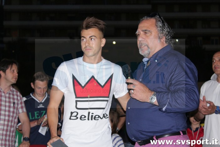 Fotogallery, Legino: tutto esaurito al Ruffinengo per l'abbraccio a Stephan el Shaarawy Fotogallery, Legino: tutto esaurito al Ruffinengo per l'abbraccio a Stephan el Shaarawy