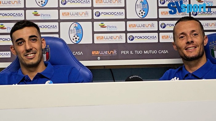 Calcio, Pietra Ligure. Dominici e Sogno dopo il test con la Carcarese: "Una fortuna giocare con Santiago", "Accolto benissimo, meglio qualche gol in meno ma centrare un grande obiettivo" (VIDEO)