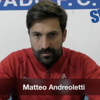 Calcio, Sanremese. Andreoletti dopo il 2-1 di Vado. "Bravi a crederci in una partita aperta. Scalzi? Ormai è ai margini della rosa" (VIDEO) Calcio, Sanremese. Andreoletti dopo il 2-1 di Vado. "Bravi a crederci in una partita aperta. Scalzi? Ormai è ai margini della rosa" (VIDEO)