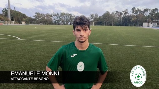 Emanuele Monni, attaccante del New Bragno