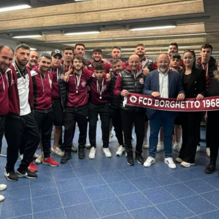 Calcio, Borghetto. Il Comune ha premiato la squadra granata, targa speciale per bomber Di Bella