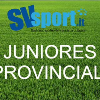 Calcio, Juniores Provinciali: i risultati della settima giornata